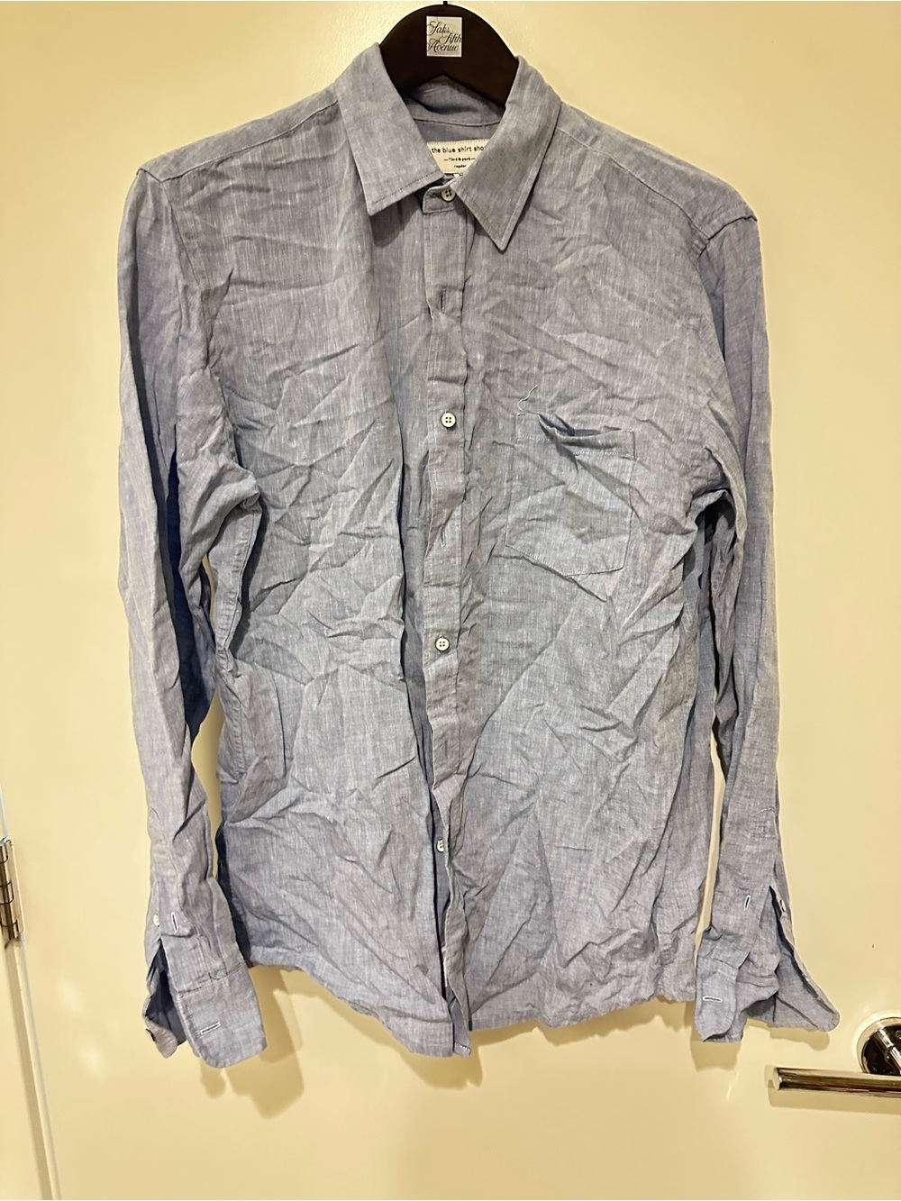 The Blue Shirt Shop 73rd&Park Light Blue Men's Button-Down Shirt limited edition